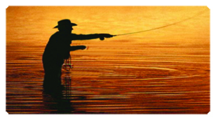 DSC700 321 BZ Gone Fishing (Man) Bronze